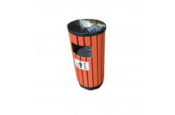 China 35L waste bins outdoor garbage cans with lids public recycling bins supplier