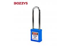 China Dia 6mm Steel Shackle Safety Lock Loto Padlock Blue Color supplier