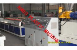 China 380V 50HZ Plastic Profile Production Line / PVC Profile Extrusion Line supplier