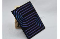 China High Frequency 1mm TPU Embossed Patches OEKO Sew On Leather Patches supplier