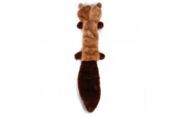 China Manufacturer no stuffing squeaky fox squirrel raccoon bea supplier
