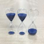 1-15 Minute Glass Hourglass Customized Egg Timer Hour Glass for sale