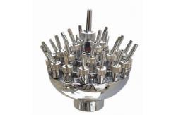 China 1 Brass Chrome Ajustable 3 Layers Flower Blossom Fountain Nozzles supplier