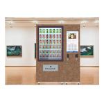Fruit Salad Vending Machine , Elevator Vending Machine Refrigerator Custom Income Report Management for sale
