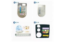 China Graphic Front Panel Overlay LED LCD Window Membrane Push Button Switch supplier