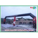 Wedding Arch Decorations PVC Entrance Inflatable Arch , Inflatable Finishing Line Arch Logo Printing for sale