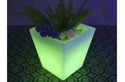 China Heat Resistance Custom Rotational Molding LED Flower Pot PE Planters supplier