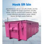 Mining Grade Hook Lift Bin 10 - 50 Tonne Load Capacity RoRo For Harsh Conditions for sale