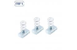 China Electro Galvanizing Unistrut Channel Accessoires Spring Nut M6 M8 M10 supplier