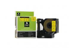 China D1 Label Tape Cassette Black On Yellow , 6mm / 12mm Labelling Machine Cartridges supplier