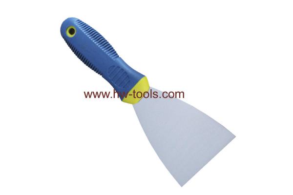 Putty knife with soft handle. HW03017