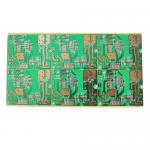White Silkscreen FR4 PCB Board with 0.2mm Min Hole Size and 0.1mm Min Line Spacing for sale