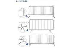 China hot dipped galvanized fence panel temporary crowd control barrier supplier
