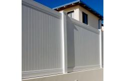 China Virgin Material PVC Privacy Fence White Vinyl Outdoor Backyard Garden Fence supplier