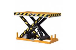 China 1m Load 1000kg Small Lift Table Hydraulic Fixed Scissor Lift Tables supplier