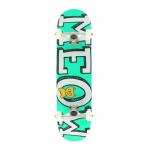 Meow Skateboards Logo Teal Complete Skateboard - 8 x 32 for sale