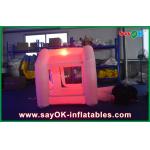 Event Booth Displays Exciting Portable Led Inflatable Little Bounce House With 2 Long Channel for sale