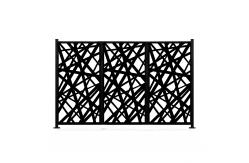 China Custom Laser Cut Privacy Fence commercial Decorative Garden Fence Aluminium supplier