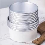 Silver Aluminum Foil Paper Bowl PE PLA Plastic Free Coated Round Shape Bowl for sale