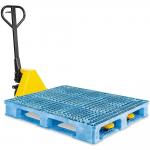 Blue Reusable Plastic Pallet Corrosion Resistant for Warehouse Logistics for sale