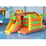 Commercial Adult Inflatable House Water Slide Pool Bounce House 5x5x4mH for sale
