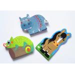 Promotional Custom Sticky Notes Animal Shaped Glossy Art Paper Cover Post It Sticky Notes for sale