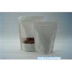 k White Kraft Paper Snack Bag Packaging Environment Friendly for sale