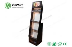 China Custom Retail Printed Corrugated POP Cardboard Floor Display Racks supplier