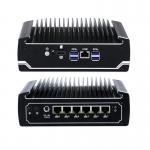 IBOX-501 N18 Fanless Industrial Mini PC Quad Core 32 GB Storage With MSATA for sale