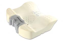 China Shiatsu Massage Pillow Neck Support Visco Memory Foam Pillow Ergonomic Design supplier