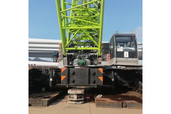 500T Used Crawler Cranes In Heavy Construction / Tracked Crawler Crane