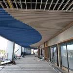 25Wx150H Aluminum Metal Ceiling Thickness 0.7mm Dripping Baffle Ceiling for sale