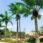 4m Artificial Landscape Trees Coconut Palm Tree Outdoor Decoration for sale