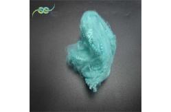 China Recycled Non siliconized 4080 Light Blue Poly Staple Fibre 51mm supplier