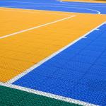 305*305*10mm PP Interlock Modular Sport Tiles Children's Playground for sale