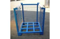 China Welded Steel Industrial Metal Stacking Rack Warehouse Stackable Metal Shelves supplier