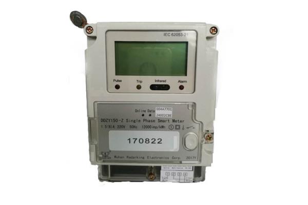 Single Phase Multi Tariff LoRaWAN Smart Meter for Remote Meter Reading