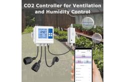China Custom Farm Temperature Wifi Greenhouse Controller CO2 Sensor 2 Channel supplier