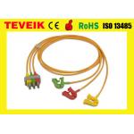 Compatiable Reusable ECG Cable for GE Marquette Solar 8000 Tram 100 3 leads Clip IEC for sale