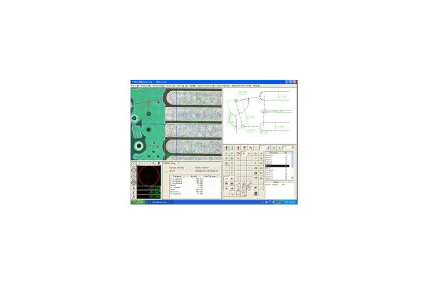 CE Quick Measure Software For Video Measuring Machines Mesuring Microscopes
