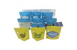 China OEM Matte Body Scrub Pouch Mylar ziplockk 3.5g Packaging Pouches supplier