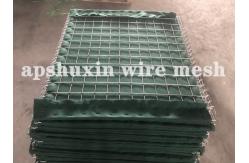 China Galvanized Welded Mesh Gabion Military Barrier supplier