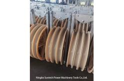 China 822mm Large Diameter Bundled Conductor Stringing Pulley Block supplier