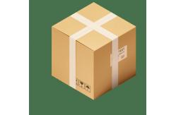 China Carton Packaging Automatic Transparent Adhesive Label Applicator for Box Sealing supplier