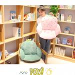 Kawaii Plush Seat Cushions PP Cotton Filling 55 * 36 * 36CM Skin Friendly