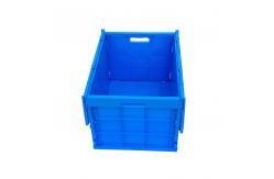 China Attached Lids Larger Volume Plastic Collapsible Tote Boxes Stronger and Durability supplier