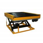 Conveyer Electric Roller Lift Table Cart 400kg Capacity 1000×2200mm for sale