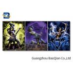Picture With Playing Skull , Flippped Changing Lenticular 3d Image for sale