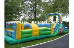 China Park Rental Inflatable Obstacle Challenges / Inflatable Games supplier