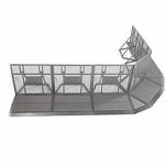 Temporary Aluminum Crowd Control Barriers Folding Packing Barricade At Concert for sale